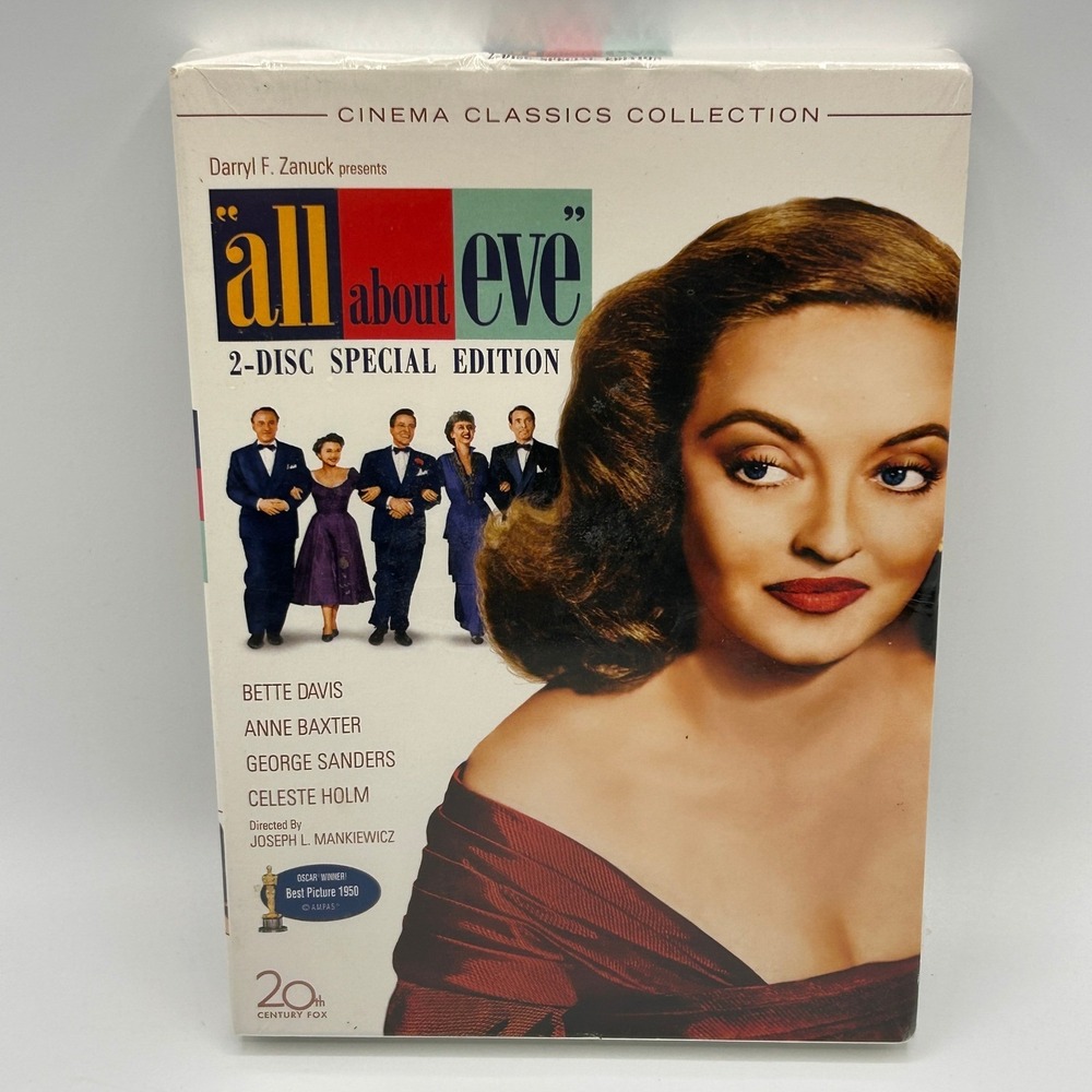 All About Eve DVD 2-Disc Special Edition Cinema Classics Bette Davis NEW Drama